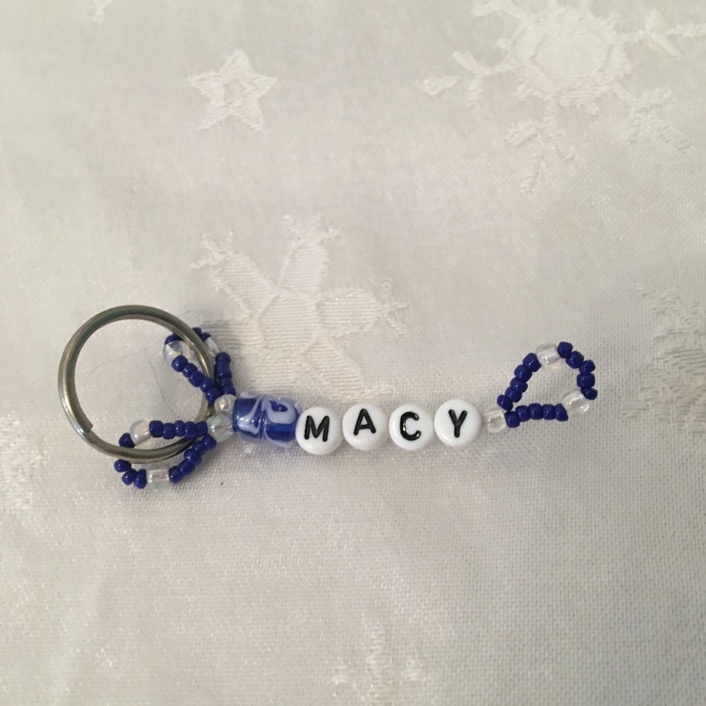 MACY personalized keychain-NEW